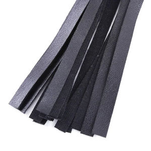 Fouet de course YOUSAF VIEW CO en cuir noir de haute qualité pour l'équitation et les fêtes, taille et emballage personnalisables - Product Image 4