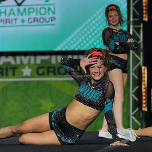 2025 Custom Performance Dance Wear Unique Printed Tops and Skirts Wholesale <b>Cheerleading</b> Uniforms - Product Image 1