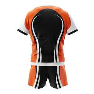 Uniforme Deportivo de Rugby Corto para Hombre, Diseño Personalizado, Transpirable, Antihumedad, Antibacteriano, con Etiqueta Privada en la Parte Delantera - Product Image 2