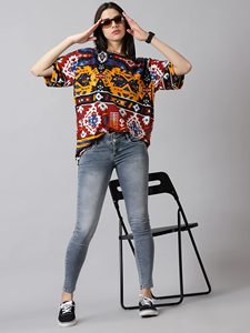 เสื้อยืดคอกลมแขนสั้นสีพื้นสำหรับผู้หญิง แฟชั่นใหม่ เสื้อยืดพิมพ์ลายลำลอง ใส่สบาย ระบายอากาศได้ดี เหมาะสำหรับฤดูร้อน - Product Image 3