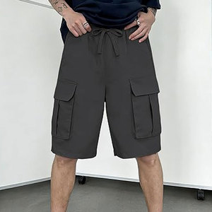 Lightweight Breathable High Performance New Design Soft Best Service Custom Multi Pocket Stylish Casual Street Men Cargo Shorts - Product Image 3