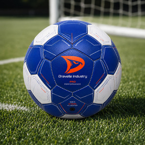Ballon de football en cuir PU à 32 panneaux, taille 5, avec logo personnalisé OEM, cousu à la machine, pour entraînement professionnel et matchs - Product Image 4