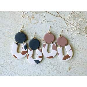 Handmade Designer <b>Resin</b> <b>Earrings</b> Luxury Finish Artistic Craftsmanship Modern Fashion Styling Durable Crystal Accessories RR - Product Image 5