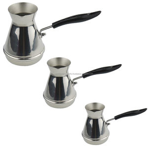 Ibrik-cafetera turca de acero inoxidable, tetera, Cezve, Jazzva, Briki, 250ml - Product Image 3
