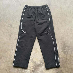 Custom Men's Streetwear Windbreaker Pants Baggy Techwear Contrast Piping Tracksuit Bottoms Waterproof <b>Nylon</b> <b>Jogger</b> Cargo Pants - Product Image 4