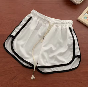 Shorts casuales de verano para hombre y mujer, shorts rectos holgados, elegantes, delgados, transpirables, de pierna ancha, para gimnasio, yoga. - Product Image 3