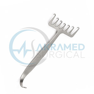 Lifter de sourcils coronaux à 7 branches en acier inoxydable – Kit d'instruments manuels pour chirurgie esthétique faciale CE - Product Image 1