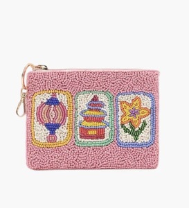 Sacs messagers légers et petits, style bohème moderne indien, brodés à la main, ornés de perles, pour l'été, sacs de soirée pour pièces de monnaie - Product Image 2