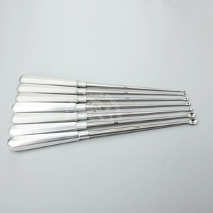 BAFA SURGICAL INSTRUMENTS BSI-EP-1133 <b>10</b>-Piece Stainless Steel Lab Spatula Ergonomic Grip CE Certified Class II Medical Device - Product Image 1
