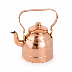 Handmade Pure Copper Tea <b>Kettle</b> for <b>Induction</b> Cooktop, Vintage Water Boiler Pot, Home Décor Tea Server, Custom Kitchenware Gift - Product Image 1