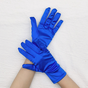 Gants élégants en satin pour femme, longueur poignet, plusieurs couleurs, séchage rapide, pour soirées printemps/été, en polyester et coton durables - Product Image 6