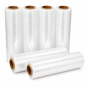 ฟิล์มยืดใสชนิด LLDPE PE ขนาด 50 ซม. ป้องกันความชื้น ทนความร้อน ผิวมันเงา สำหรับห่อสินค้า - Product Image 2