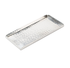 Hammered Silver finished Stainless Steel Tray For Dinner <b>table</b> Pastry Cookie's Presentation & Storage Tray At Affordable Price - Product Image 1
