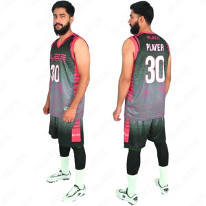 Blaze Fight Wear OEM uniforme de basket-ball personnalisé maillot de sublimation numérique uniforme de basket-ball léger maillot de football - Product Image 1