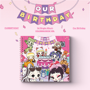 OURBIRTHDAY - [วันเกิดของเรา] ฉบับที่ 1 (เวอร์ชั่นสมุดระบายสี) อัลบั้มซีดีเคป๊อปขายดีที่สุดในเกาหลีสำหรับทุกวัย - Product Image 3