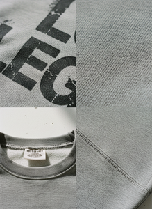 OEM Unisex <b>Hip</b> Hop Streetwear Crew Neck Fleece Sweatshirt Color Blocking Pattern Regular Fit Polyester/Cotton Blend Eco-Friendly - Product Image 4