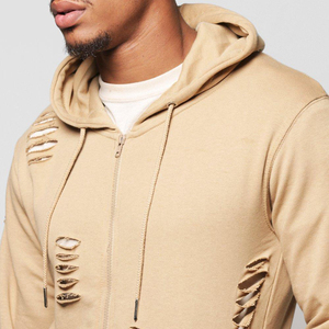 Custom Printed Two-Piece Solid Distressed Pullover Hoodie Straight Leg <b>Flared</b> Fleece-Lined <b>Sweatpants</b> Winter Streetwear - Product Image 5