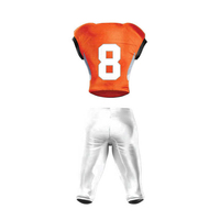 Ensemble d'uniformes de football personnalisés orange et blanc pour hommes et garçons, maillot et short de football professionnels, vêtements de sport d'équipe respirants et à séchage rapide