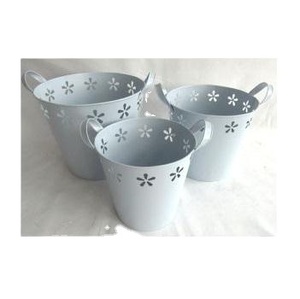 Cubo decorativo para el hogar y el jardín, macetas de flores, cubo clásico de flores de Navidad - Product Image 1