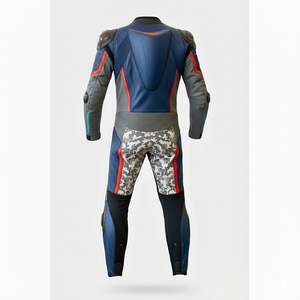 Traje de Motocicleta Impermeable, Cortavientos, Transpirable, de Secado Rápido, con Forro Térmico Extraíble de Cuero - Product Image 3