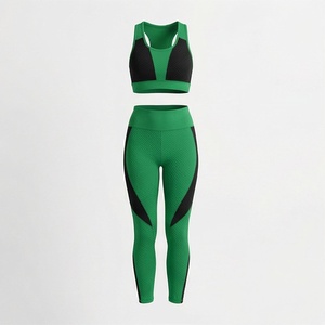 Vêtements de sport pour femmes, legging de yoga, soutien-gorge rembourré sans couture, tenue de fitness push-up pour adultes, vêtements d'entraînement - Product Image 1