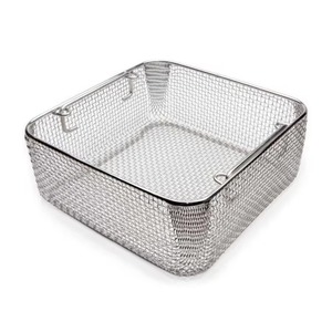 Stainless Steel Wire <b>Mesh</b> Basket Surgical Instrument Tray Manual <b>Power</b> Source Class I For Surgical Room Use Wholesale Price - Product Image 1