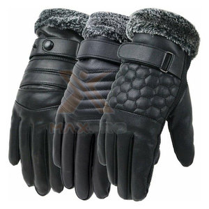 Low MOQ Customizable Leather Winter Outdoor Fashion <b>Gloves</b>-Touchscreen Eco-Friendly & Breathable Best Selling - Product Image 2