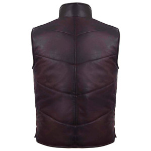 Chaleco/Chaqueta de Cuero Acolchado para Hombre, Diseño Personalizado Premium, Transpirable, Impermeable, Cortavientos, Ropa Deportiva de Invierno, Tallas Grandes, para Motocicleta - Product Image 3