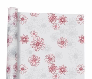 Papel de Regalo Premium No Tejido con Diseño Floral BOPP para Ramos de Flores y Regalos - Product Image 6