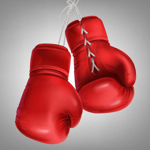 Porte-clés personnalisé en forme de mini-gants de boxe avec impression de logo, vente en gros, en cuir PU, pour les fans de sport - Product Image 1