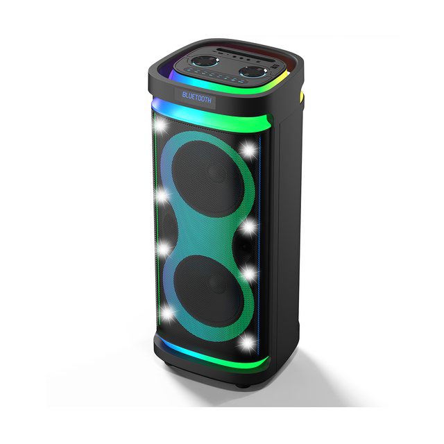 50W Double 8 Inch Portable Blue-tooth Party Speaker with Box Party Box Altavoz De Audio Activo Profesional