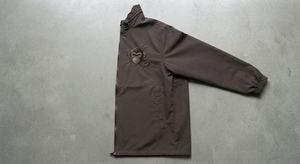 Chaqueta Cortavientos Marrón Sólida para Hombre, Ligera, Transpirable, de Poliéster, con Cierre, Bolsillos Laterales, Logotipo Frontal, Ropa Deportiva para Correr - Product Image 2