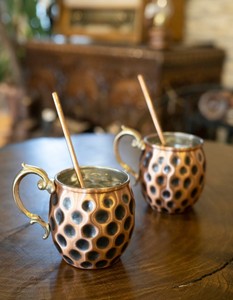 Taza de Cobre Hecha a Mano con Agarre Cómodo para Uso Diario en Cocina, Oficina, Restaurante y Servicio de Bebidas - Product Image 4