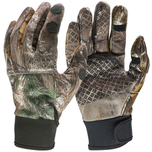Gants de tir camouflage imperméables pour hommes, avec doigts rabattables, pour la chasse et la pêche, avec grip antidérapant et poignet réglable - Product Image 1