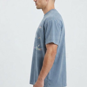 Camiseta con estampado reflectante para hombre, camiseta de algodón de manga corta, cómoda, informal, estilo callejero, ropa transpirable a la moda - Product Image 5