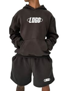 OEM Clothing Manufacturers Custom <b>Shorts</b> <b>Sets</b> Streetwear <b>Short</b> <b>and</b> <b>Hoodie</b> <b>Set</b> Customized <b>Shorts</b> <b>Set</b> for <b>Mens</b> - Product Image 1