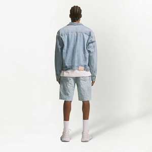Shorts en jean vintage pour homme en coton biologique, respirants, anti-UV, séchage rapide, décontractés, style streetwear d'été - Product Image 5