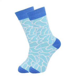 Calcetines de Algodón Coloridos y Atrevidos, Diseño Moderno, Transpirables y Elegantes para Ropa Urbana, Casual y Diaria, para Invierno, de Caña Alta - Product Image 1