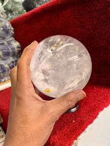 Wholesale Hot Selling Natural <b>Crystal</b> Quartz Gemstone <b>Balls</b> Loose Gemstone with Rainbow Effect Lot Handmade Stone for Decoration - Product Image 3