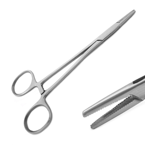 Kit de retrait de sutures chirurgicales en acier inoxydable MEDSPO certifié CE, avec porte-aiguille manuel réutilisable, forceps hémostatiques et ciseaux BP - Product Image 4