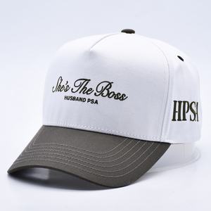 Gorras de Béisbol de 5 Paneles 100% Algodón al por Mayor con Logotipo Personalizado y Bordado 3D, de Secado Rápido, Transpirables, Unisex, Deportivas, para Golf - Product Image 1