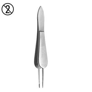 Pinzas de Sutura para Ojos y Oídos Manhattan, Instrumento Desechable de un Solo Uso, Pinzas Quirúrgicas Oftálmicas de Acero Inoxidable de Precisión - Product Image 4