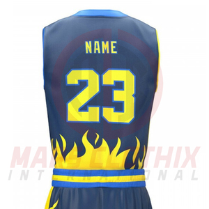 Ensemble maillot et short de basket-ball en tissu doux, fournisseur direct d'usine, uniforme de basket-ball pour équipe - Product Image 4