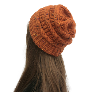 Gorro de Lana Pura Tejida, Estilo Simple con Borde, para Playa o Negocios - Product Image 2