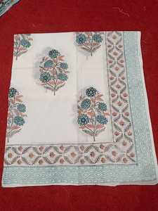 Handcrafted High-Grade Block-Printed Cotton Sarong Summer <b>Beach</b> Cover-Up Dupatta <b>Wrap</b> Soft Breathable Scarf Gift Unisex - Product Image 3