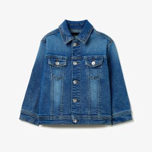 Chaqueta de Mezclilla para Niños 100% Algodón, Manga Larga, Alta Calidad, Transpirable, Ropa Casual de Invierno para Niños, Logotipo Personalizado - Product Image 1