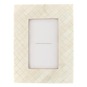 Cadre de Photo en bois à incrustation d'os pour la maison et le bureau, cadre de Photo de la saint-valentin, cadeau en vente - Product Image 2