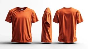 T-shirts pour hommes grande taille en polyester/coton de haute qualité 180 g/m², impression, broderie, personnalisables, unisexe, coupe classique, tissu Dobby - Product Image 2