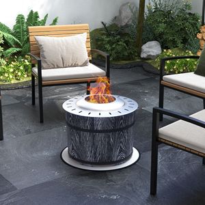 Fornello Portatile a Ossido di Magnesio, Braciere Senza Fumo con Tappetino Nero per Uso Interno/Esterno, per Patio e Picnic - Product Image 2
