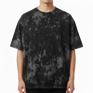 T-shirts Homme Oversize en Coton Lourd à Col Rond et Manches Courtes, Impression DTG, Coupe Ample, Basique – Prix Usine - Product Image 1